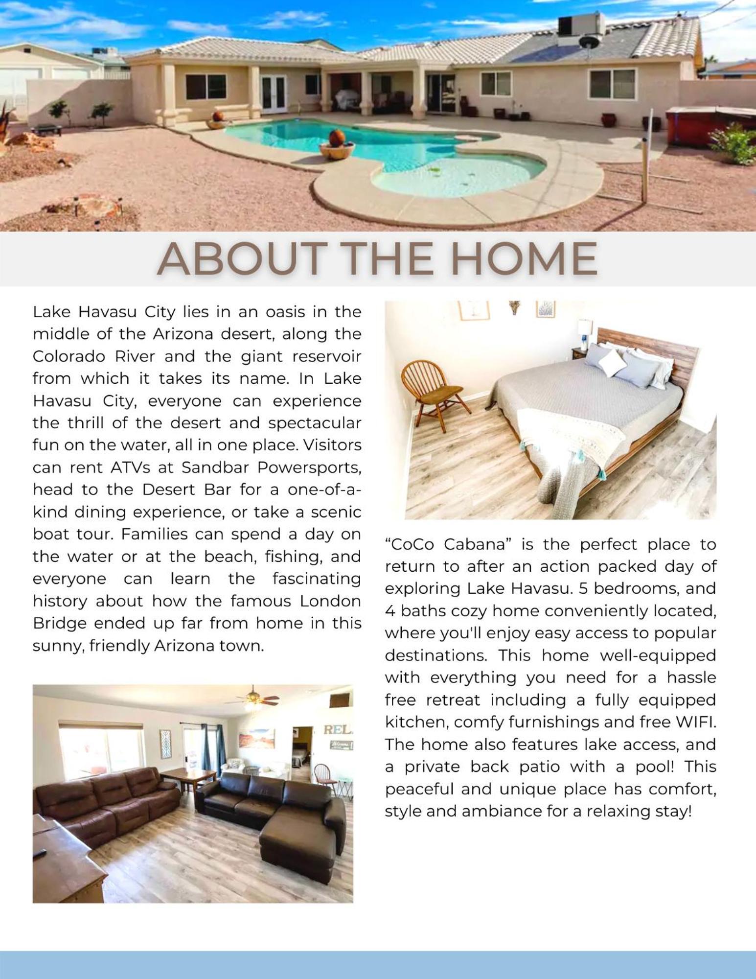 Private View On The Lake Side Of 95! Sleeps 16 Lake Havasu City Extérieur photo